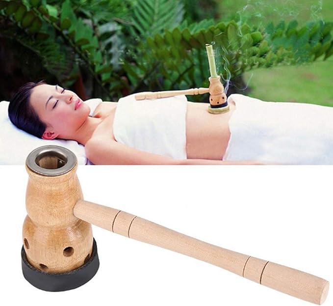 Moxa Stick Burner Holder Moxa Strips Mugwort Moxibustion Box Burner Tool Wormwood Artemisia Acupuncture艾灸器盒(Moxa Healing Tools)