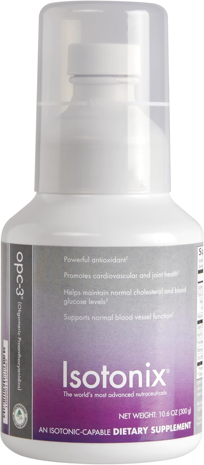 Isotonix OPC-3 Antioxidant Supplement - Pycnogenol, Grape Seed Extracts, Bilberry, Red Wine & Pine Bark Extracts - for Heart & Circulatory Support - 90 Servings