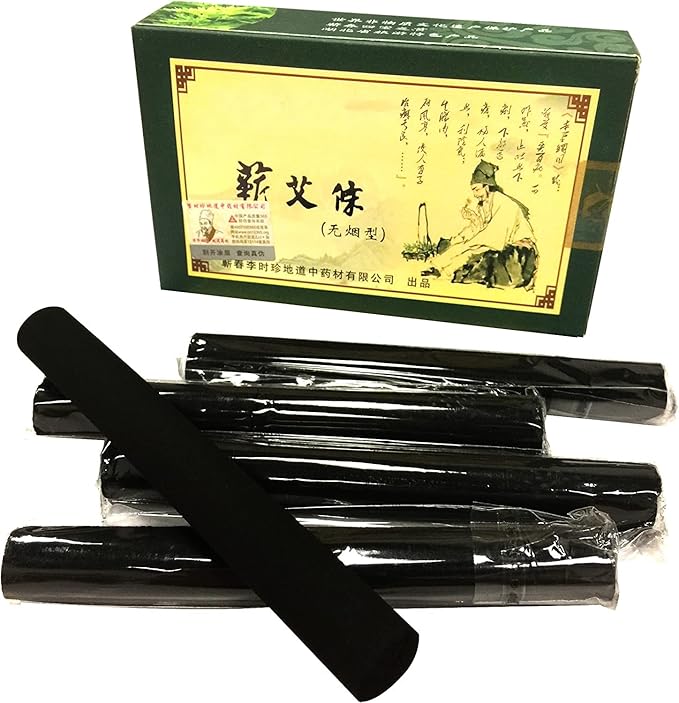 10 Pcs Original Pure High Penetration Smokeless Moxibustion Sticks Moxa Stick Artemsia Argyi