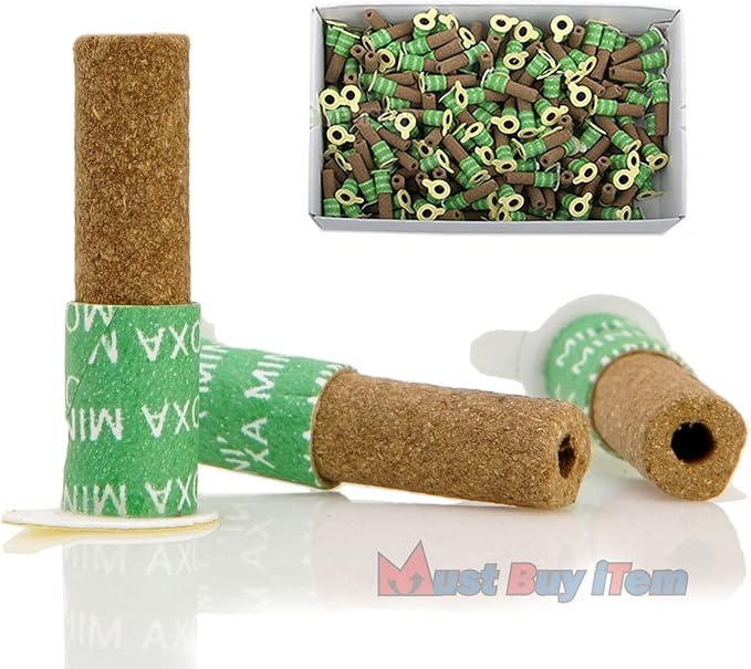 Korea Acupuncture 100% Wormwood Mugwort Moxibustion Mini Moxa Sticks On Cone Roll 1Box 180pcs Weak